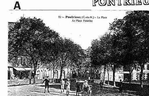 Ville de PONTRIEUX Carte postale ancienne